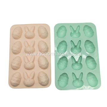 Easter Egg and Bunny Silicone Cake Mould